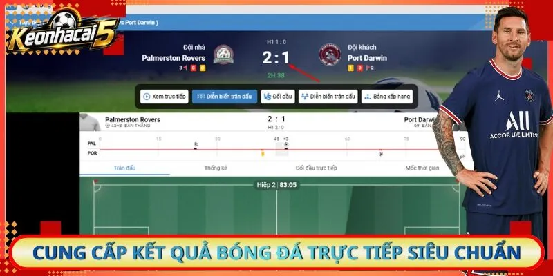 Cung cấp kết quả bóng đá trực tiếp siêu chuẩn