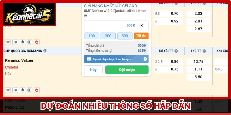 Dự đoán nhiều thông số hấp dẫn