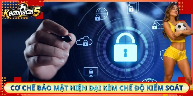 Cơ chế bảo mật hiện đại kèm chế độ kiểm soát